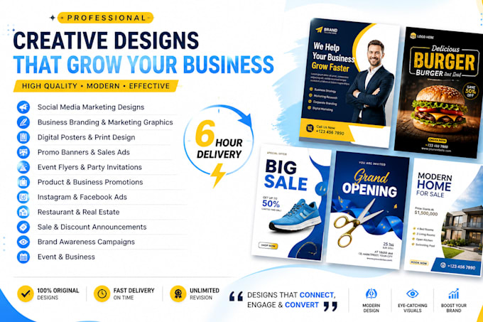 create awesome flyer design for you