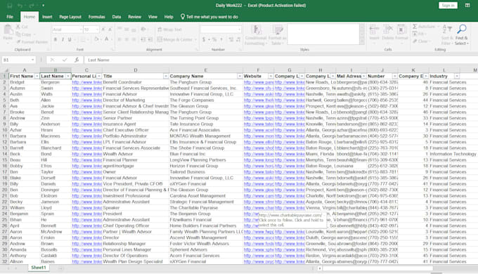 do email finding, data mining ,niche targeted email list