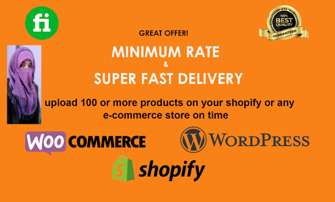 add or upload products on the woocommerce store