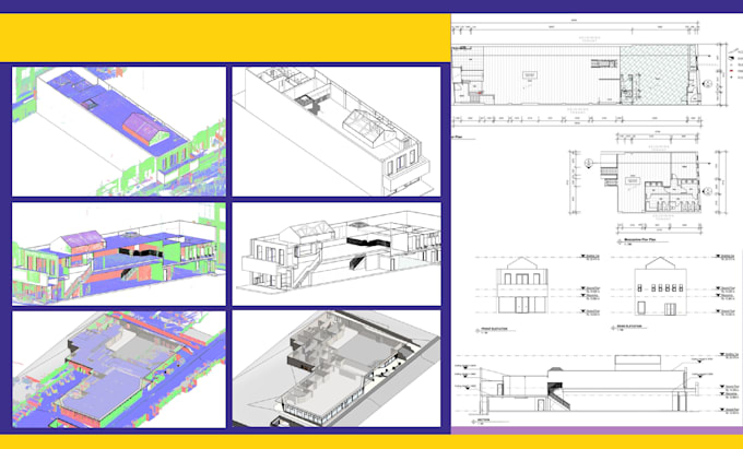 convert point cloud to 3d revit model and 2d drawing