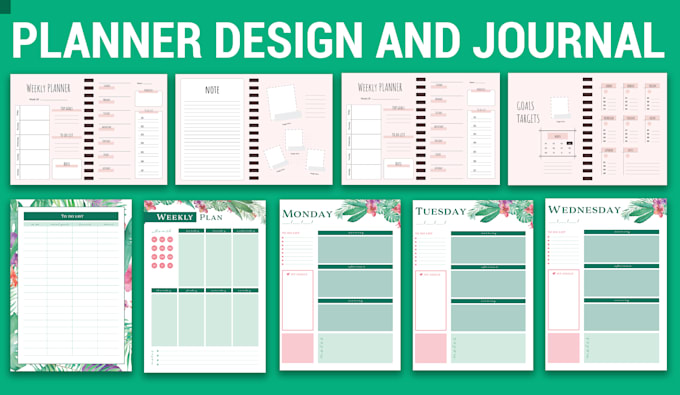 do planner design and journal