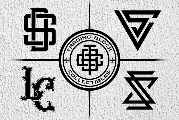 do premium monogram logo design or initial letter for personal branding, apparel