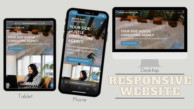 build and design your website