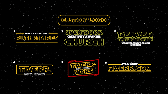 create a custom star wars logo for instagram, tiktok, face