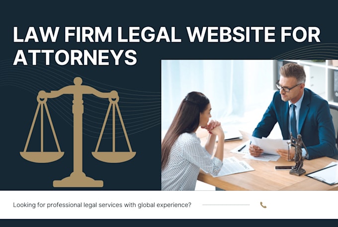 create an attorney, lawyer and law firm website