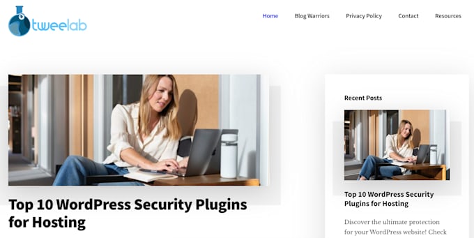 full wordpress site creation