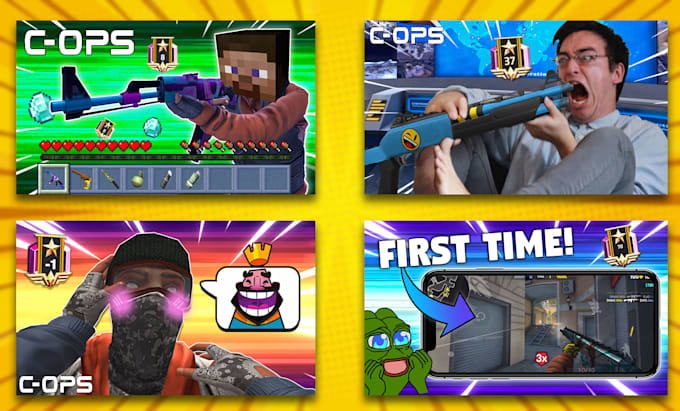 create an eye catching gaming thumbnail