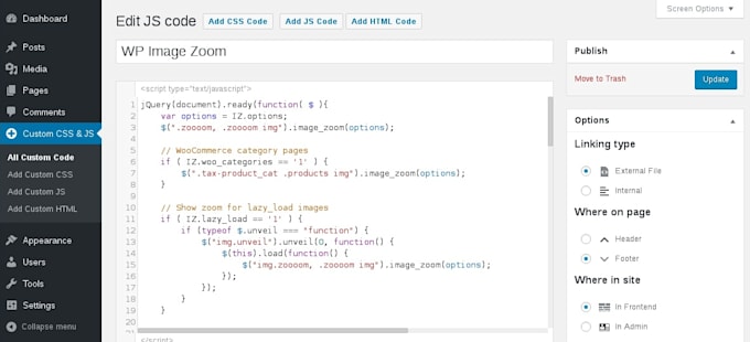 add new wordpress features and functionality