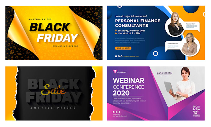 do a professional website  banner or header design