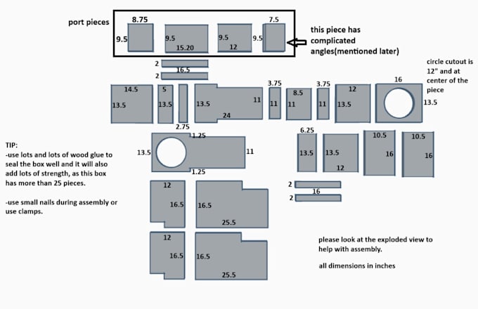 design a subwoofer or loudspeaker box