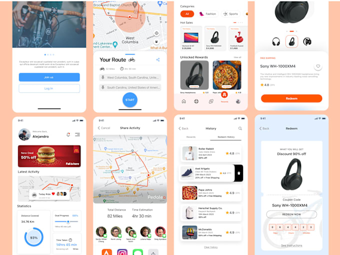 Design user friendly mobile app ui ux in figma by Ui_artstudio | Fiverr
