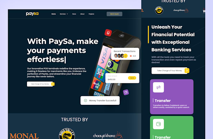 design modern and engaging websites user interface