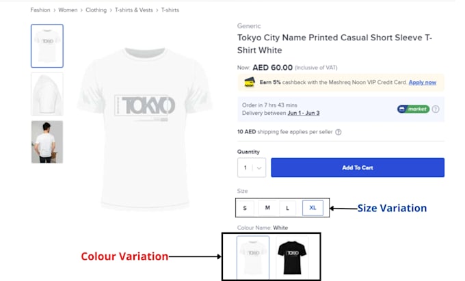 do listing creation on noon