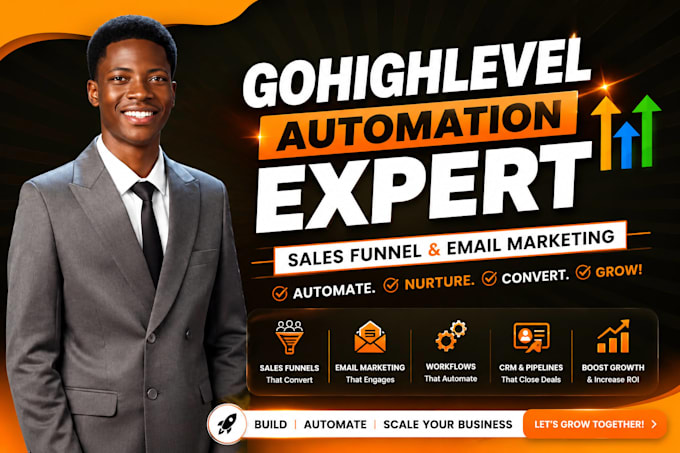 build and optimize gohighlevel sales funnels, automations, and CRM systems