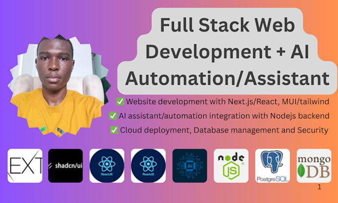 build or fix a full stack nextjs website with good SEO