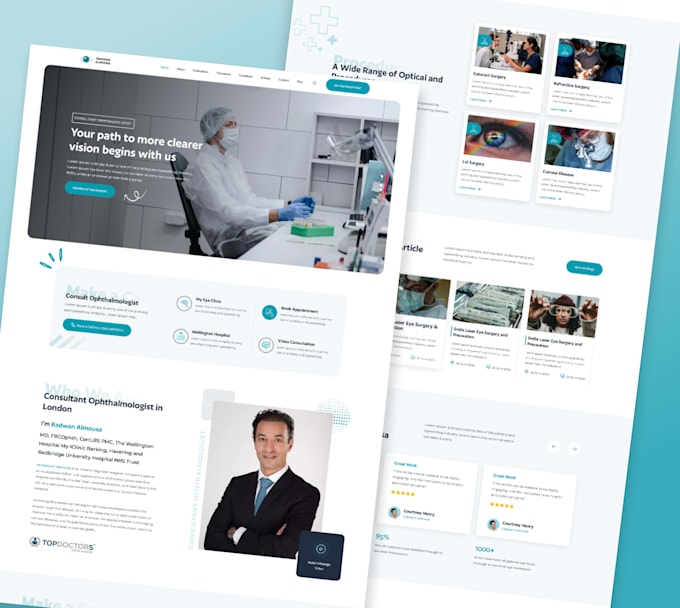 design wordpress website or business website with elementor