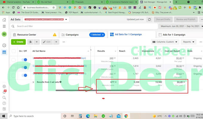 setup facebook advertising shoes and ig campaign