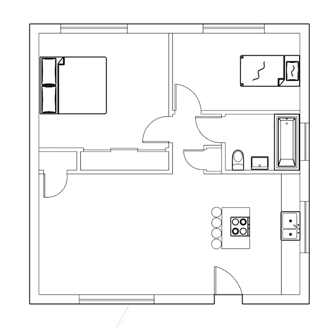 Create a 2d floor plan using sketchup from your ideas by Nathanlomax523 ...