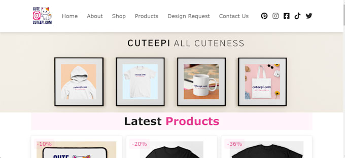 build custom website and design