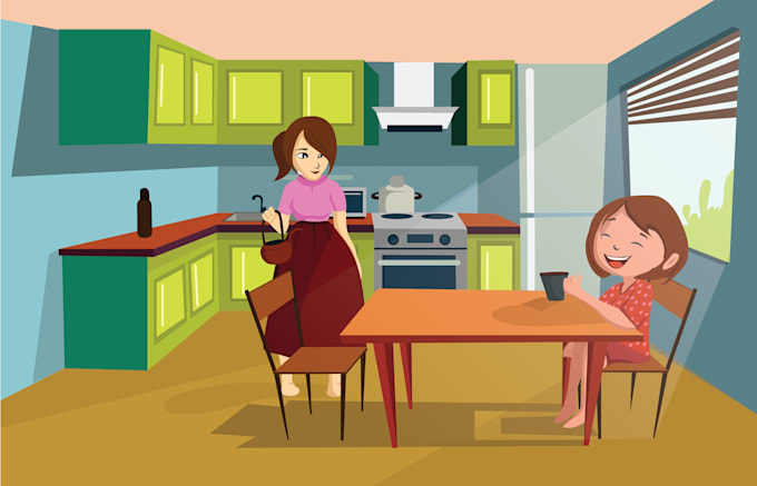 draw children storybook illustrations for you