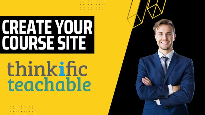 build your thinkific teachable kajabi online course website