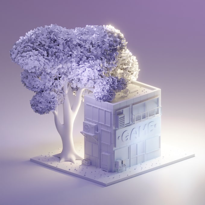 model your 3d diorama
