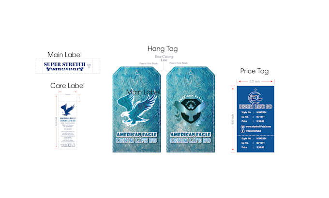do clothing tag, label and generate barcode