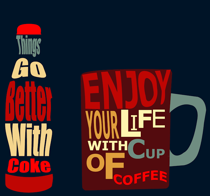 create pro epic vector word art typography portrait