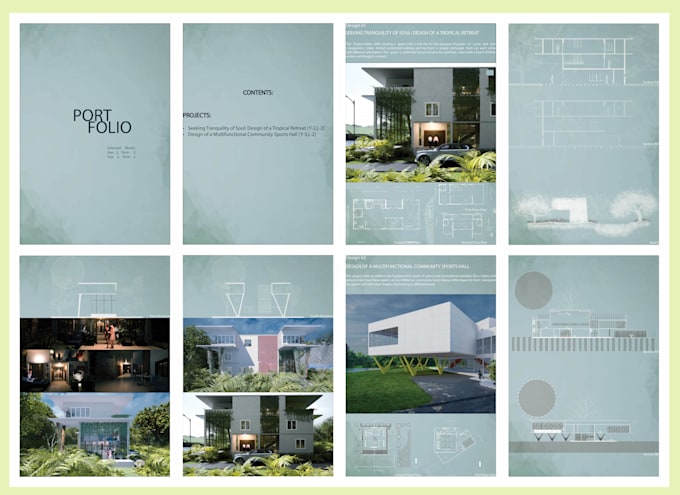 do architecture school portfolio