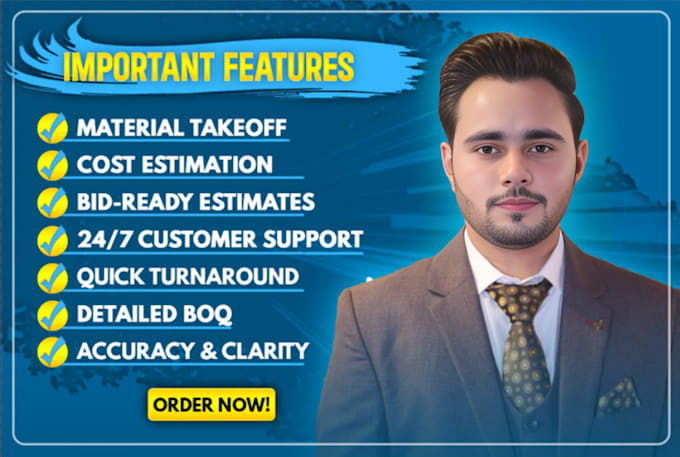 do quantity takeoff and cost estimation for all buildings