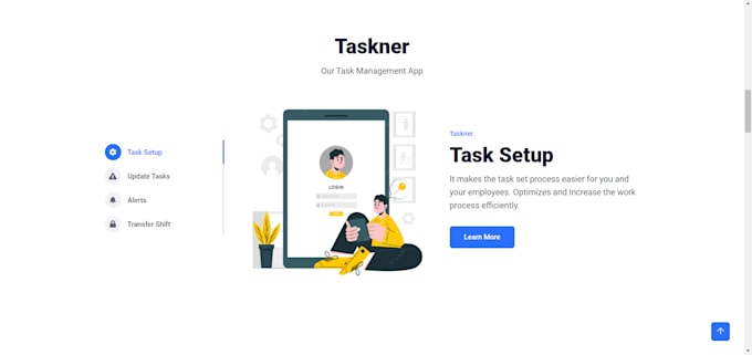 develop attractive landing pages with react