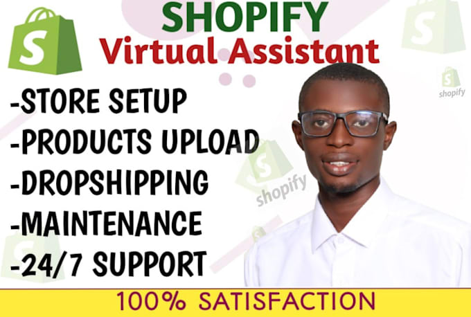 be your shopify virtual assistant and store manager, shopify marketing