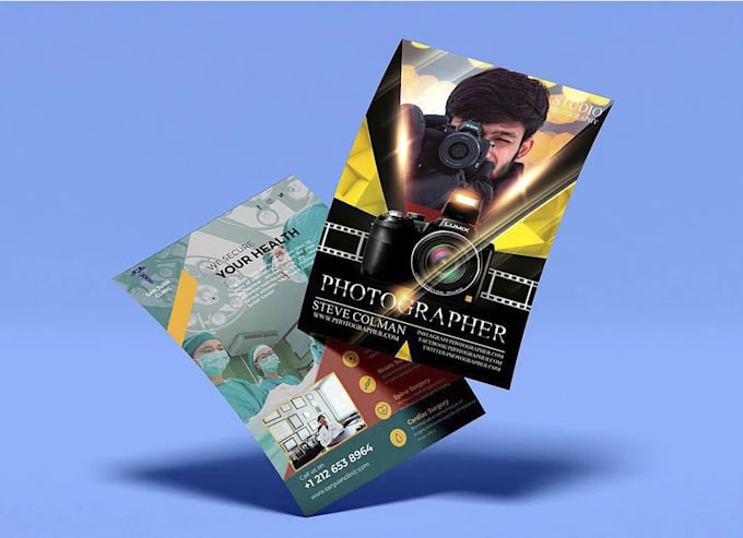 design a professional flyer for business, events or restaurants