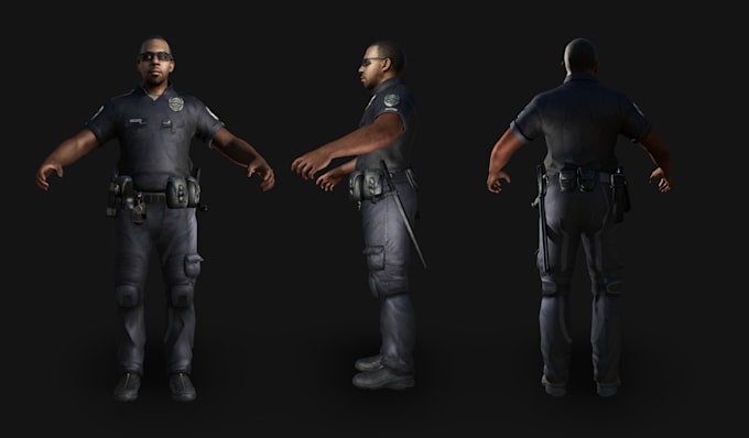 model 3d realistic character