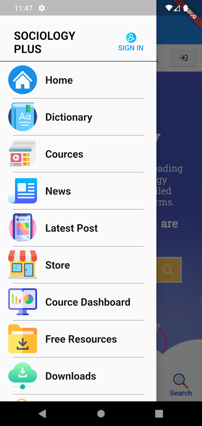 convert your website to android and ios apps using flutter