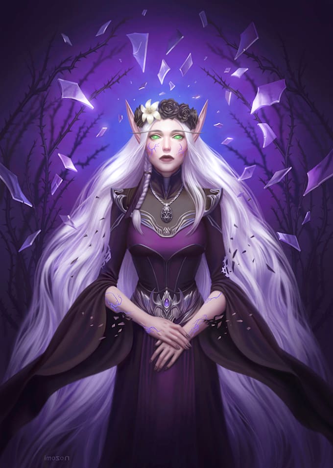 Draw fantasy, concept art, book cover design by Artsy_skiesz Fiverr