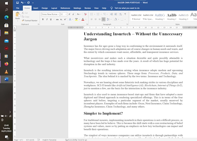 write top noch insurtech articles or blogs