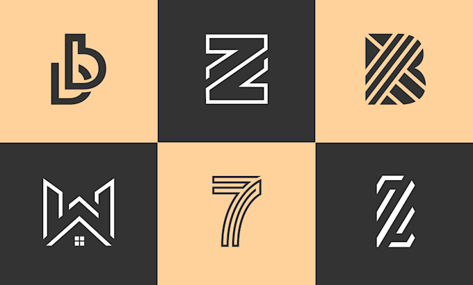 do an outstanding modern minimalist unique flat logo design