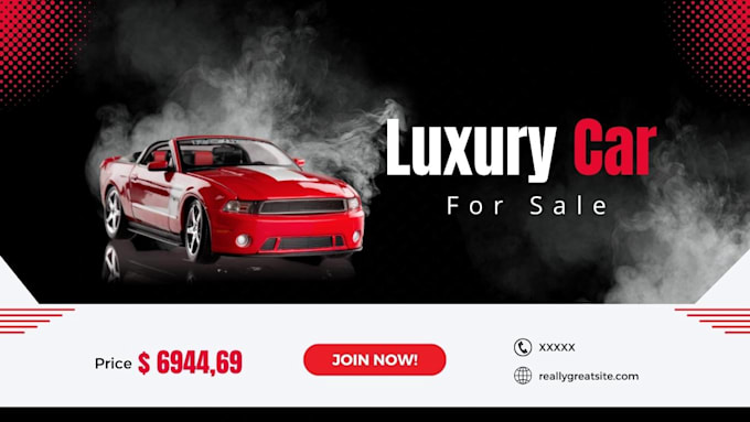 do car ads flyer, booking, rental, dealership, garage, wash and video for sale