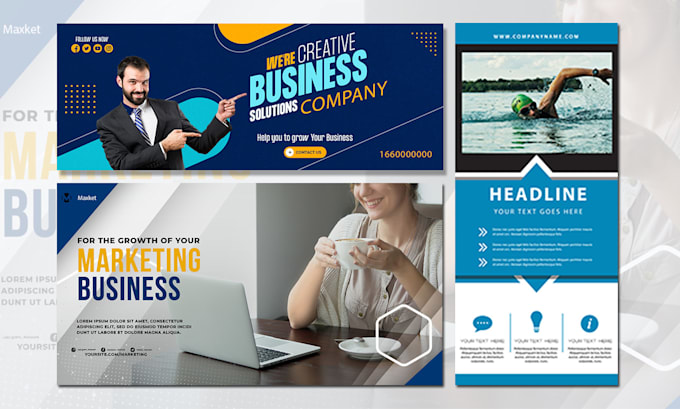 design facebook cover ads and social media banner