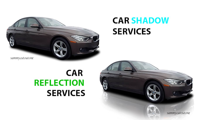 car image editing, background removal, reflection shadow
