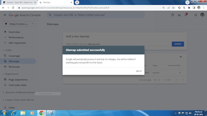 do XML sitemap generation, fix sitemap issues, and submit for google