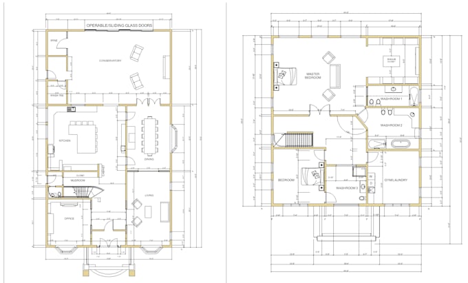 design 2d floor plan in autocad