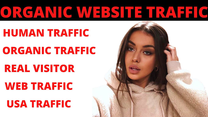 real usa web traffic, organic visitor, real visitor