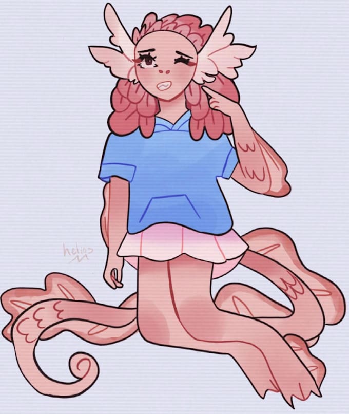 Draw your character in my style by Heliosuns Fiverr