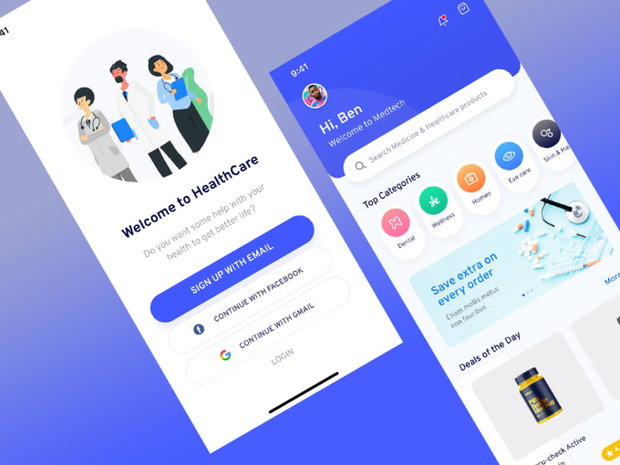 Create ux ui design for your web and mobile app design by ...