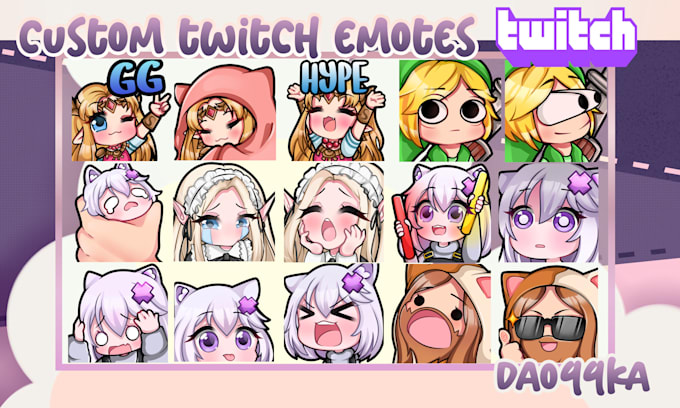 create custom twitch emotes and sub badges