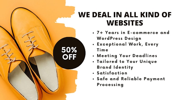 craft stunning modern wordpress website online store