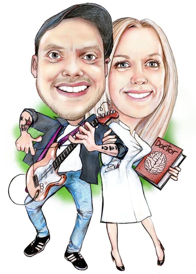 draw a happy couple