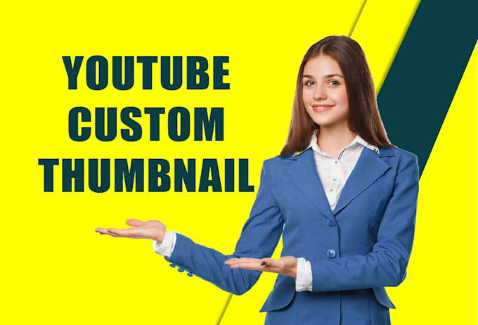 draw your custom youtube thumbnail